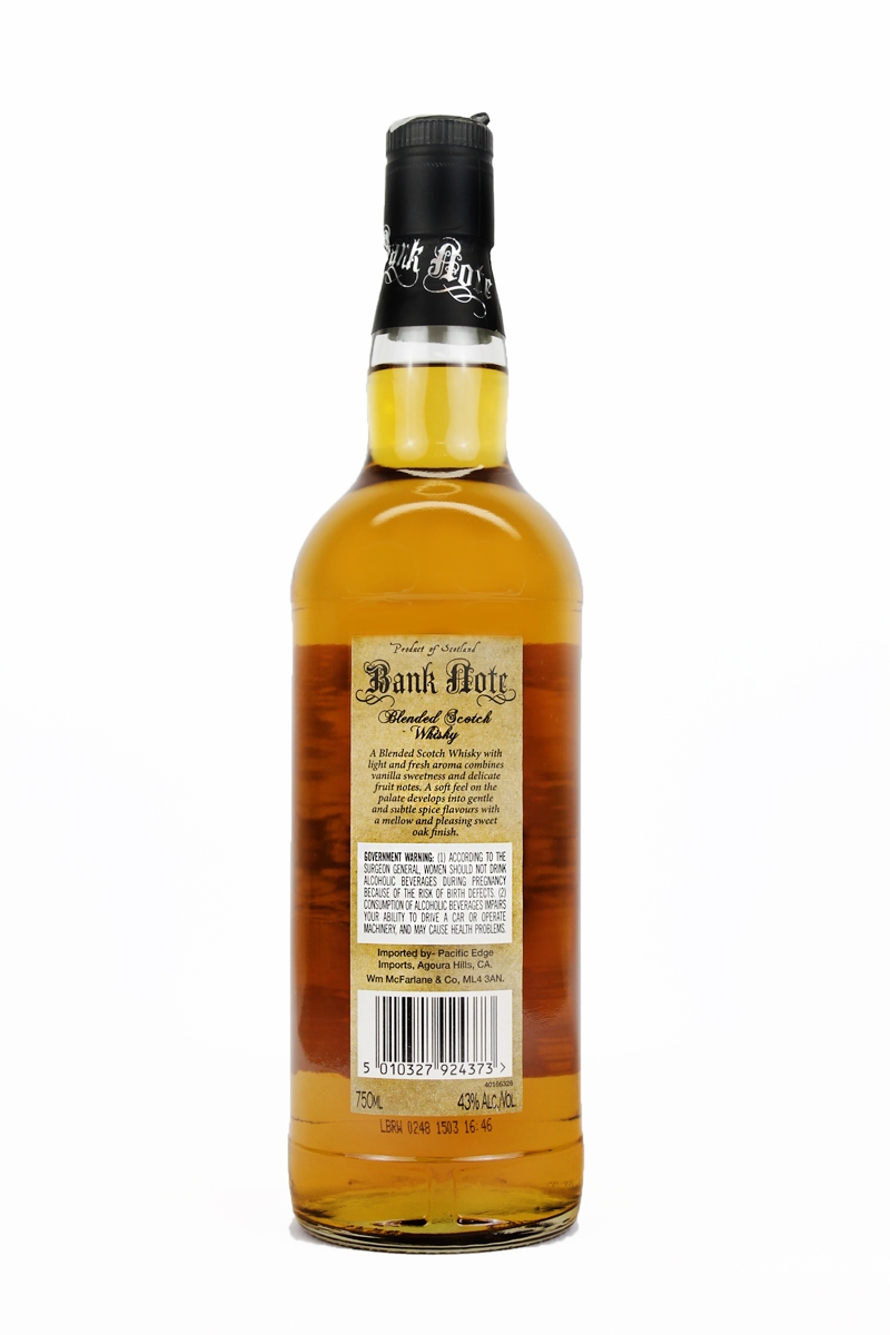 bank note whiskey bank note whiskey