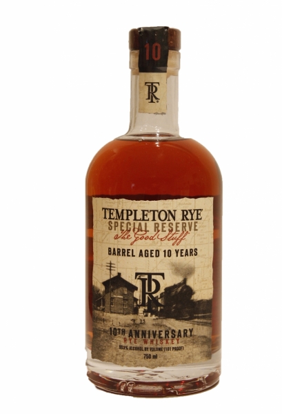 Templeton Rye 10 Year Old Special Reserve The Good Stuff