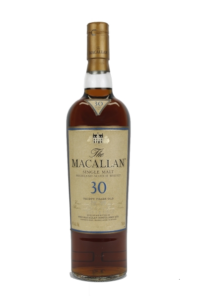 Macallan 30 Year Old Sherry Cask Vintage Label