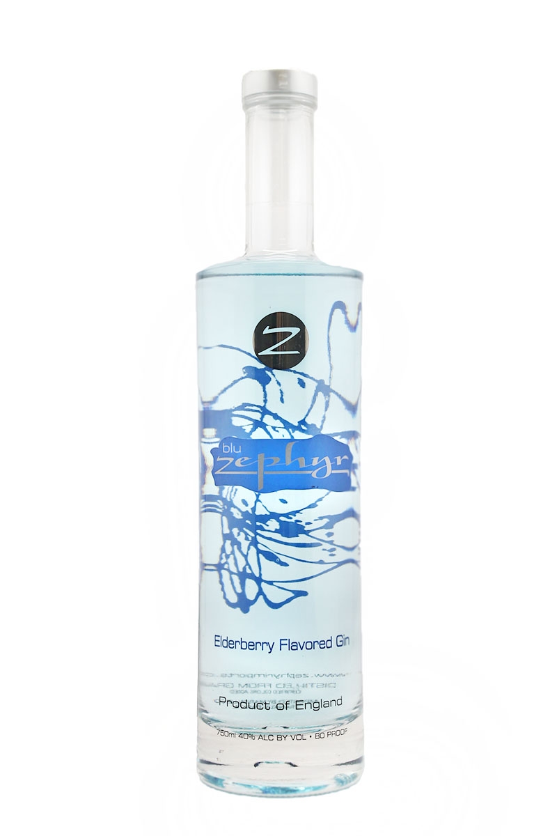 Blu Zephyr Elderberry Flavored Gin