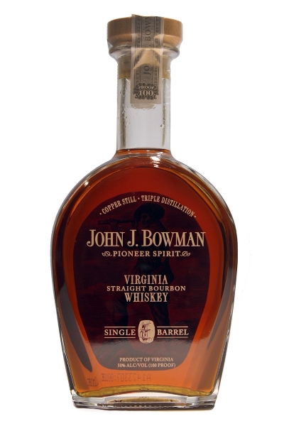 John J. Bowman Single Barrel 100 Proof Virginia Straight Bourbon Whiskey