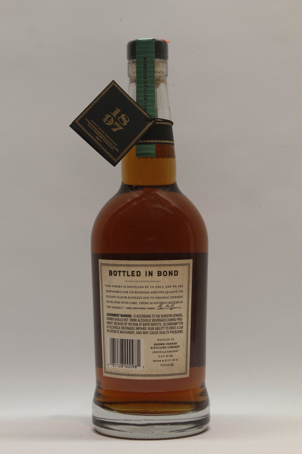 Old Forester 1897 Bottled In Bond 100 Proff