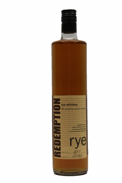 Redemption Rye Whiskey