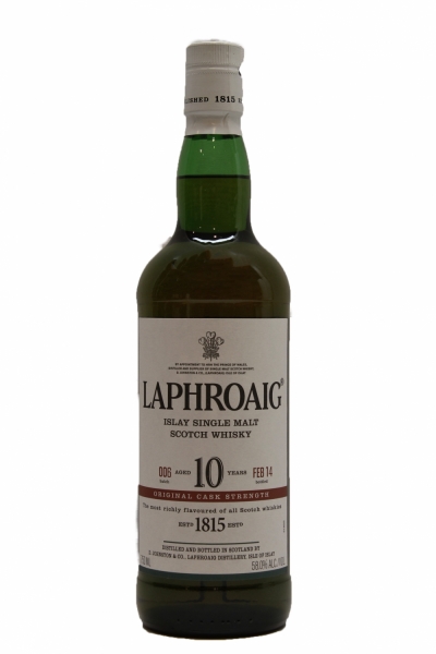 Laphroaig 10 Year Old Original Cask Feb 2014