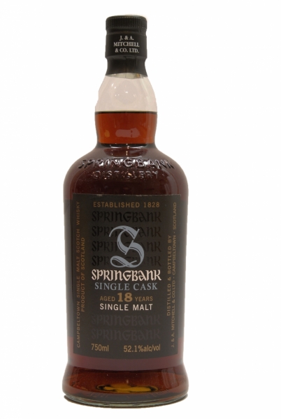 Springbank 18 Year Old Single Cask 52.1ABV