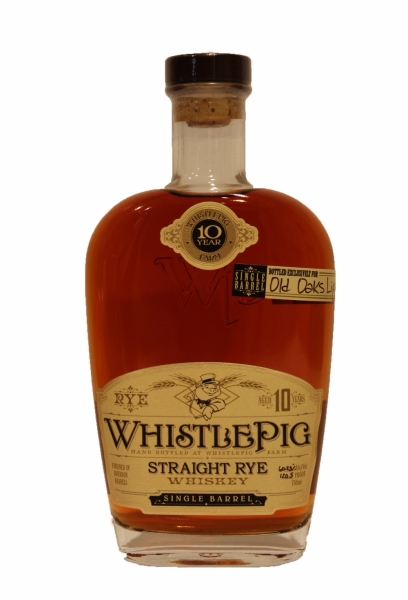 Whistle Pig Straight Rye 10 Years Old Batch#3 Old Oaks