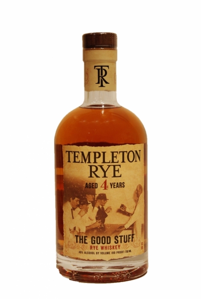 Templeton Rye 4 Years Old The Good Stuff