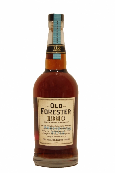 Old Forester 1920 Straight Bourbon Whiskey Prohibition Style