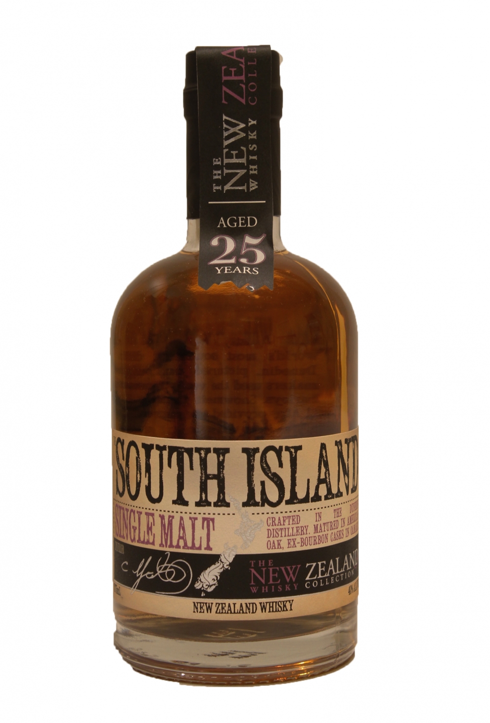 South Island 25 Year Old New Zealand Whisky