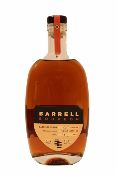 Barrell Bourbon 9 Year Old Batch 15 Cask Strength  53.8 Proof