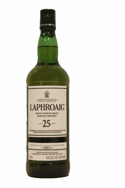 Laphroaig 25 Year Old Cask Strength (750mL) 