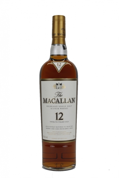 Macallan 12 Year Old Sherry Oak Old Label