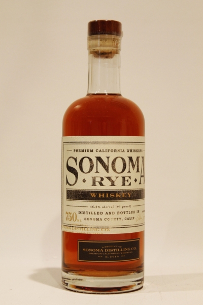 Sonoma Rye Whiskey 2017