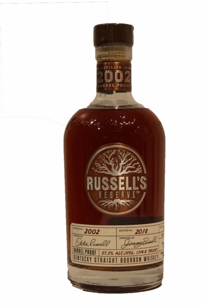 Russell's Reserve Small Batch Barrel Proof Distilled 2002