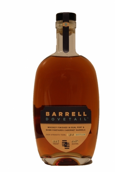 Barrell Dove Tail Finished in Rum Casks 122.9 Proof