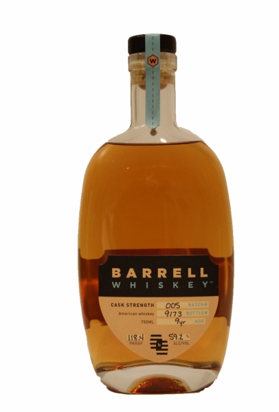 Barrell Whiskey 9 Year Old Cask Strength Batch 5 59.2 Proof