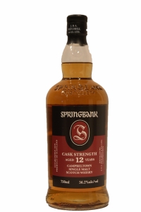 Springbank 12 Years Old Cask Strength 112.4 Proof