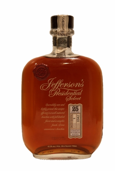 Jefferson's Presidential Select 25 Year Old Batch No.1