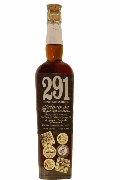 291 Colorado Single Barrel Rye Whiskey