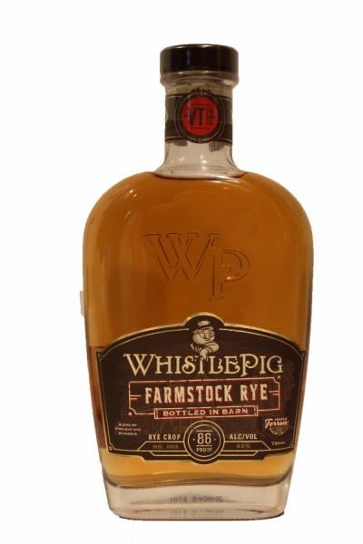 Whistle Pig Straight Rye Crop No.2 Farm Stock Bottled in Barn