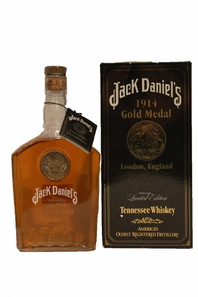 Jack Daniel's 1914 World's Fair Gold Medal London tag #149613 Collection #23