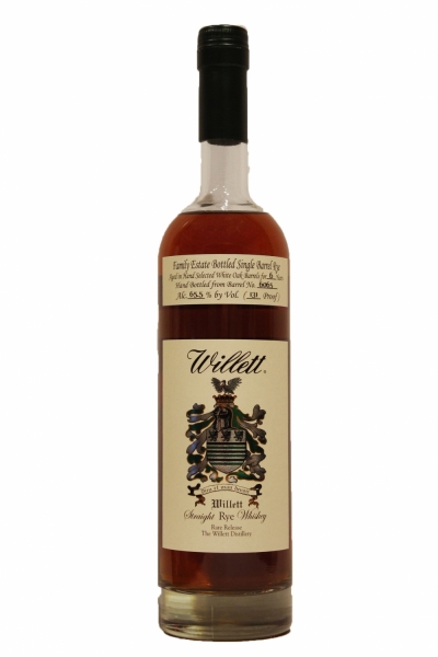 Willett 6 Years Old Single Barrel Straight Rye Wiskey 112 Proof