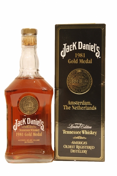 Jack Daniel's 1981 Gold Medal Amsterdam Netherlands Tag #023468 Collection # 26