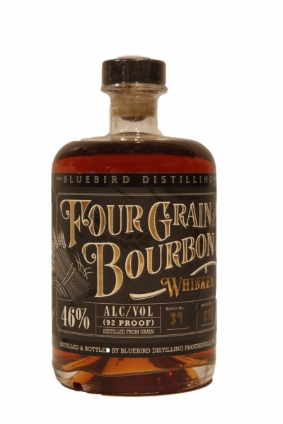 Four Grain Bourbon Whiskey Blue Bird Distillery