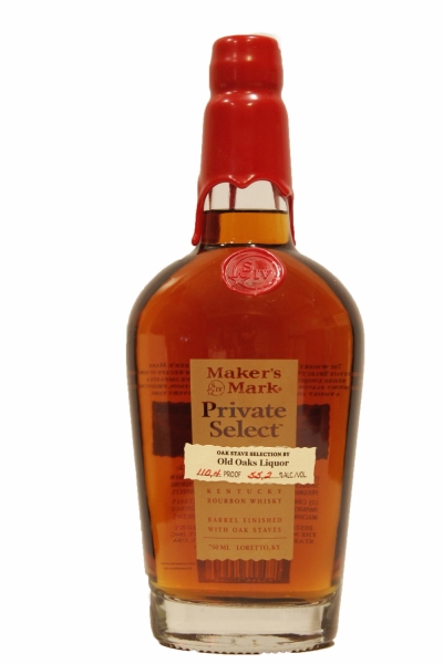Maker's Mark Private Select 110.4 Proof Bottled for Oaks Liquors