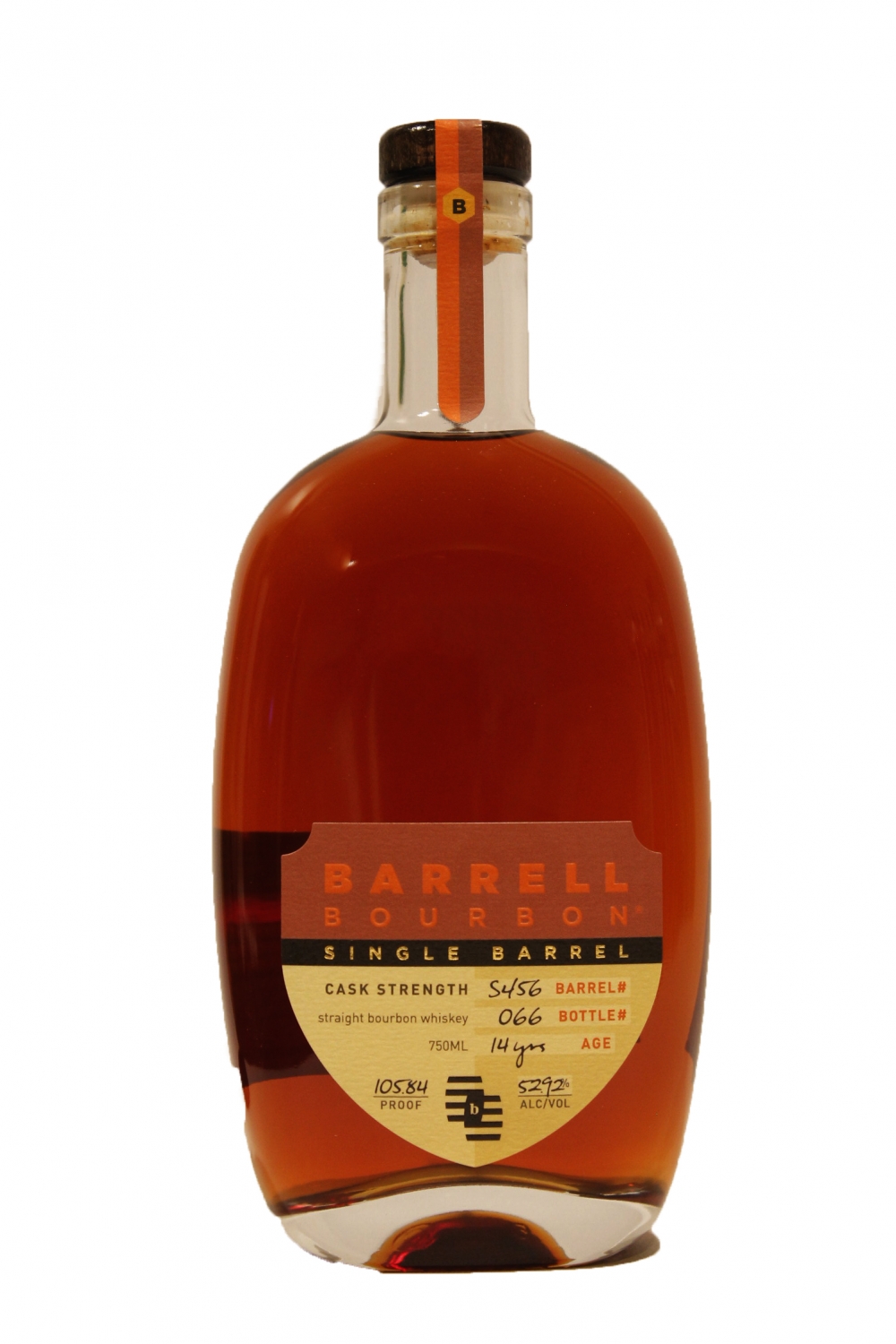 Barrel Bourbon 14 Years Old Cask Strength Barrel No 5456 Bottled for