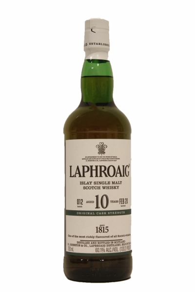 Laphroaig 10 Year Old Original Cask Strength Batch 12 2020