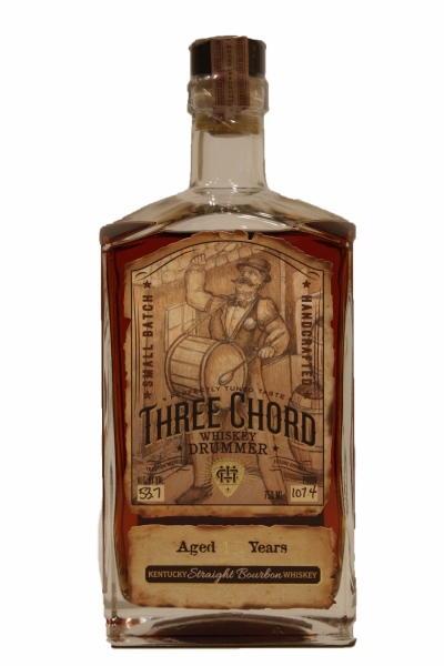 Three Chord Drummer 15 Year Old Small Batch  Bourbon