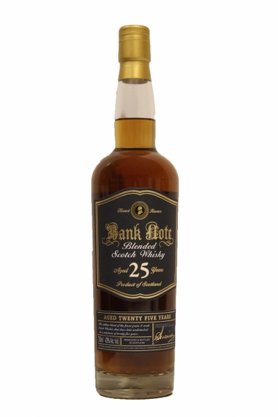 Bank Note 25 Year Old Blended Scotch Whisky