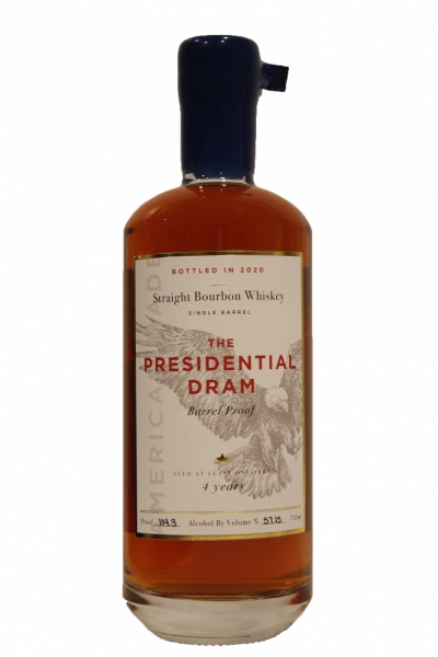 Proof and Wood 'The Presidential Dram' Single Barrel 4 Years Old