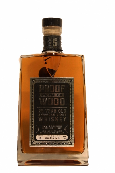 Proof and Wood 100 Seasons 25 Years Old American Light Whiskey