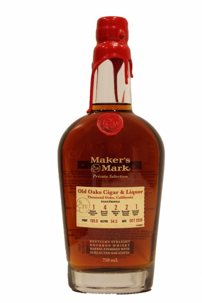 Maker's Mark Private Select Bottled for Oaks Liquors 2020