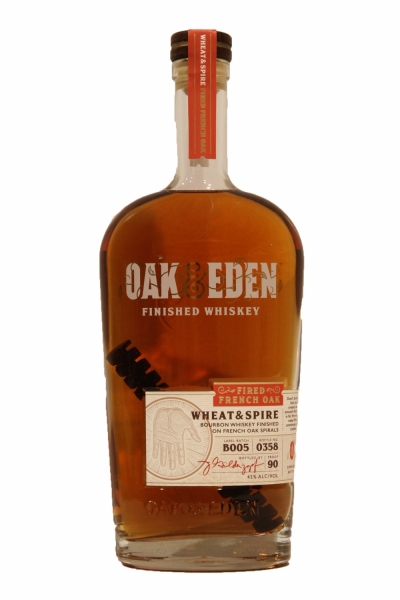 Oak & Eden Fired French Oak Wheat & Spire Whiskey