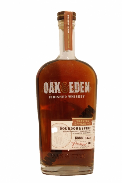 Oak & Eden Bourbon and Spire Toasted Oak  Bourbon Whiskey