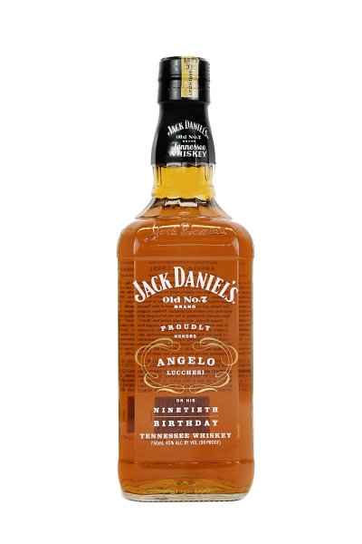 Jack Daniels Angelo Lucchesi 90th Birthday Bottle