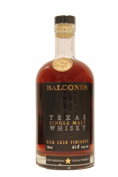 Balcones Texas Single Malt Whiskey Rum Cask Finished