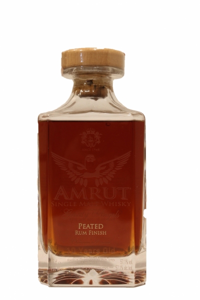 Amrut Greedy Angel Chairman's Reserve Peated Rum Finish 10 Year Old Single Malt Whisky
