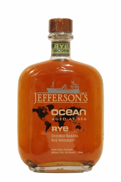 Jefferson's 'Ocean' Aged at Sea Double Barrel Rye Voyage 26