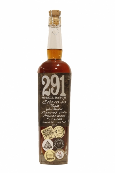 291 Colorado Small Batch Rye Finished Aspen Wood Staves 101.7 Proof