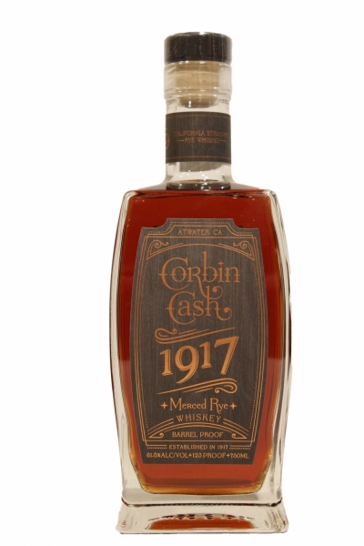 Corbin Cash 1917 Merced Rye Whiskey