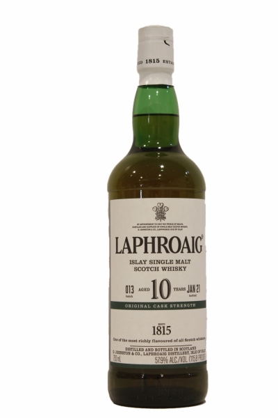 Laphroaig 10 Year Old Original Cask Strength Batch 13