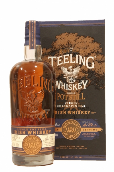 Teeling Whiskey 'Wonders of Wood' First Edition Virgin Chinkapin Oak Single Pot Still Irish Whiskey