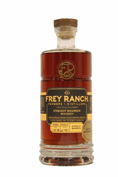 Frey Ranch Single Barrel Dedicated to First Responders Bottled for Oaks Liquors