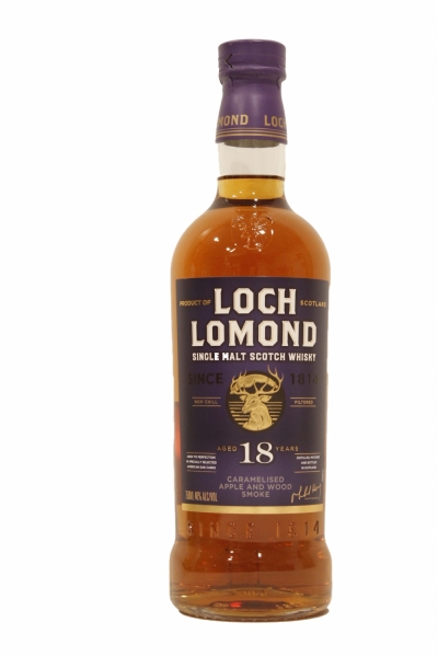 Loch Lomond 18 Years Old Carmelised Apple and Wood Smoke