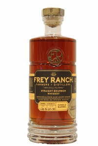 Frey Ranch Non Chilled Filtered Staight Single Barrel Bourbon Batch 3 Bottled for Oaks Liquors