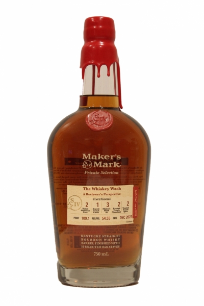 Maker's Mark 'The Whiskey Wash' 'Private Selection' Bottled for Oaks Liquors